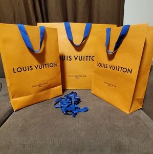 100% Authentic Louis Vuitton Paper Bag Set